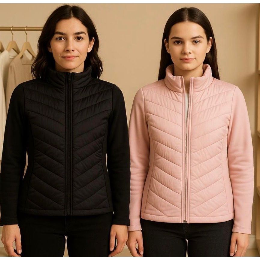 Kit 2 Jaqueta Feminina Forrada Peluciada capuz - Entrega Fast