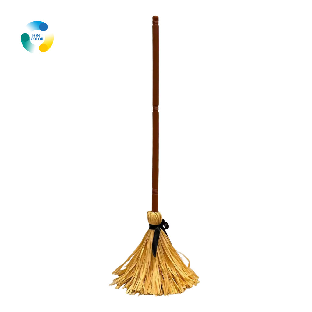 Automatic Moving Witch Prop Halloween Broom Decor Sound Broomstick with and Spooky Effects – Magic Toy for Party