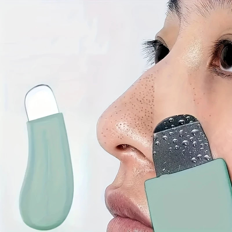 Manual blackhead removal tool, 4-piece set - features ergonomic, non-slip handles for safe removal of acne and blackhead