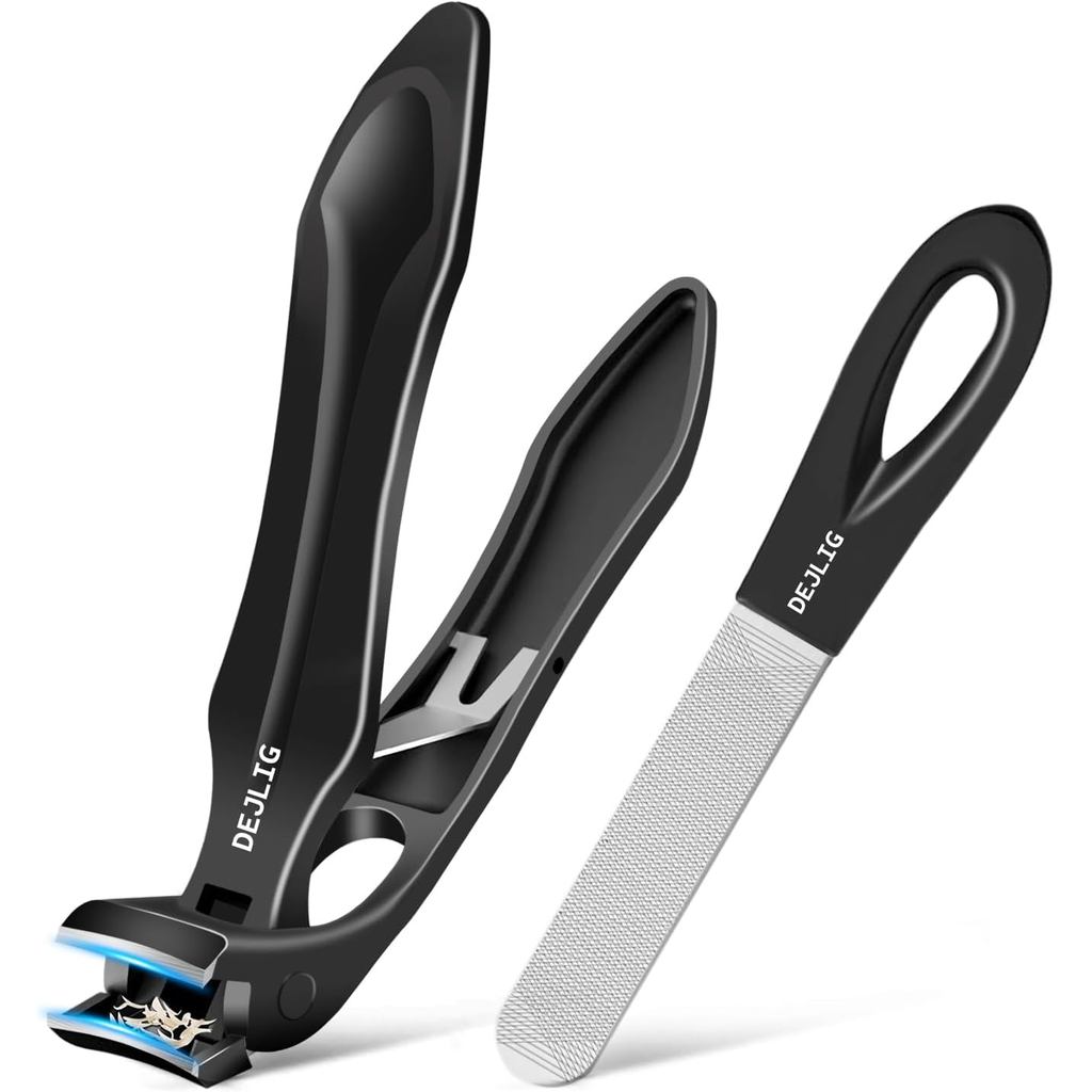 Long Handle Toenail Clippers for Seniors - Angled Head, Ultra-Sharp, Ergonomic Fingernail & Toe Nail Clippers Cutters Tr