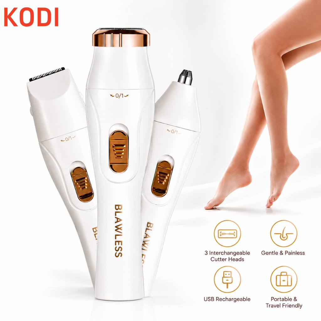 3 in 1 Multifunctional Electric Rechargeable Epilator Shaving-M1