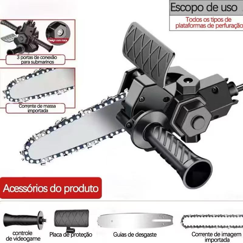 4 Inch Cordless Portable Electric Chainsaw Mini Rechargeable Chainsaw for Wood Pruning