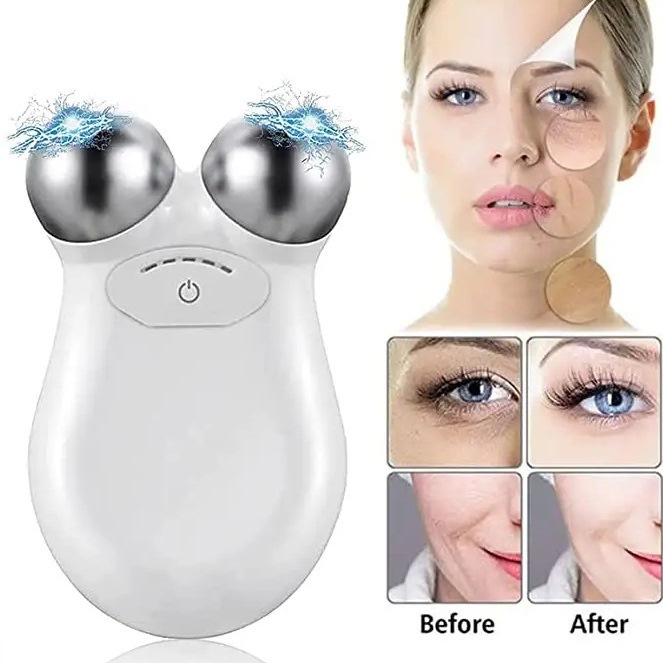 Massageador Facial 3d Electric Face Ems Lift Microcurrent