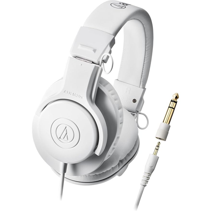 Audio Technica ATH-M20x Professional Monitor Headphones Wired Studio Recording/Instrument Practice/Mixing/DJ/Gaming/Monitor Headphones/Wired [Domestic Genuine]