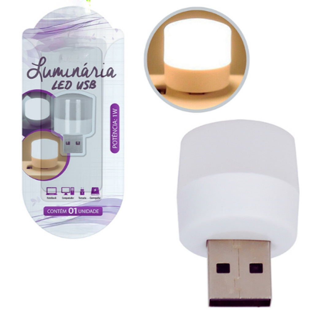 Mini Led Usb Computador Notebook Carro Luz Ambiente Portátil Eletrônica Artificial Decoração