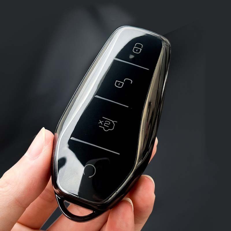 Soft TPU Car Key Case Cover For BYD Dolphin Mini /Dolphin GL GS Remote Control Protect Cover Accessories