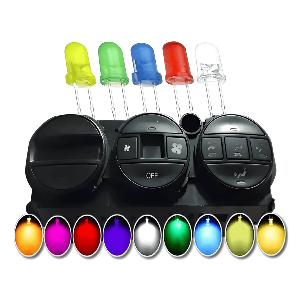 Kit Led Auto Brilho Ar Digital Vectra 1996 Ao 2005