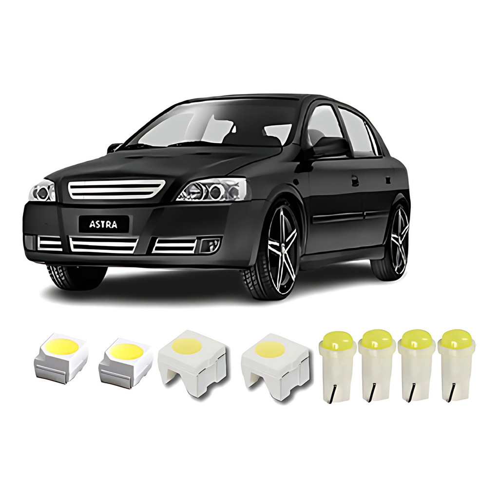 Kit 47 Lampadas Led Botão Ar Condicionado Digital Astra