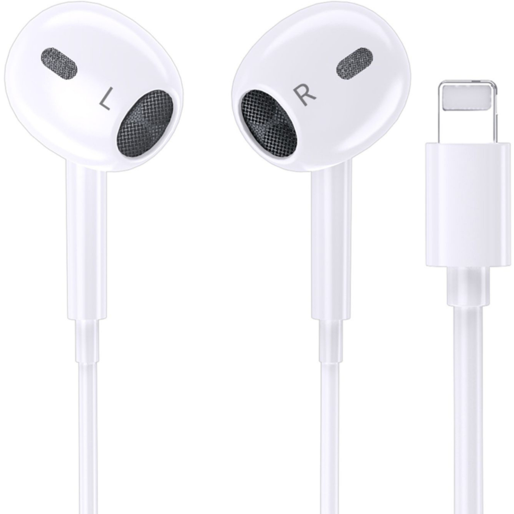 Fone De Ouvido Hs-52 Para iPhone 7 8 Plus Xs Xr 11 12 13 14 Lightning ipad ipod