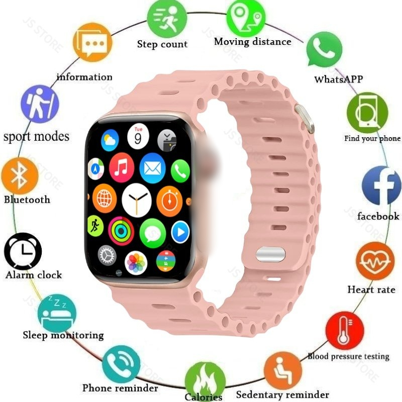 X8 IWO Série 8 Relógio Inteligente Digital Bluetooth Masculino Feminino Esporte À Prova D'água Smartwatch