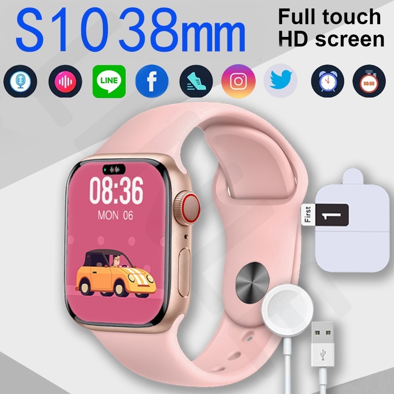 Relógio Inteligente S10 Ultra SmartWatch Série Calculadora Cardíaca Monitoramento De Freqüência Digital Para Android iOS