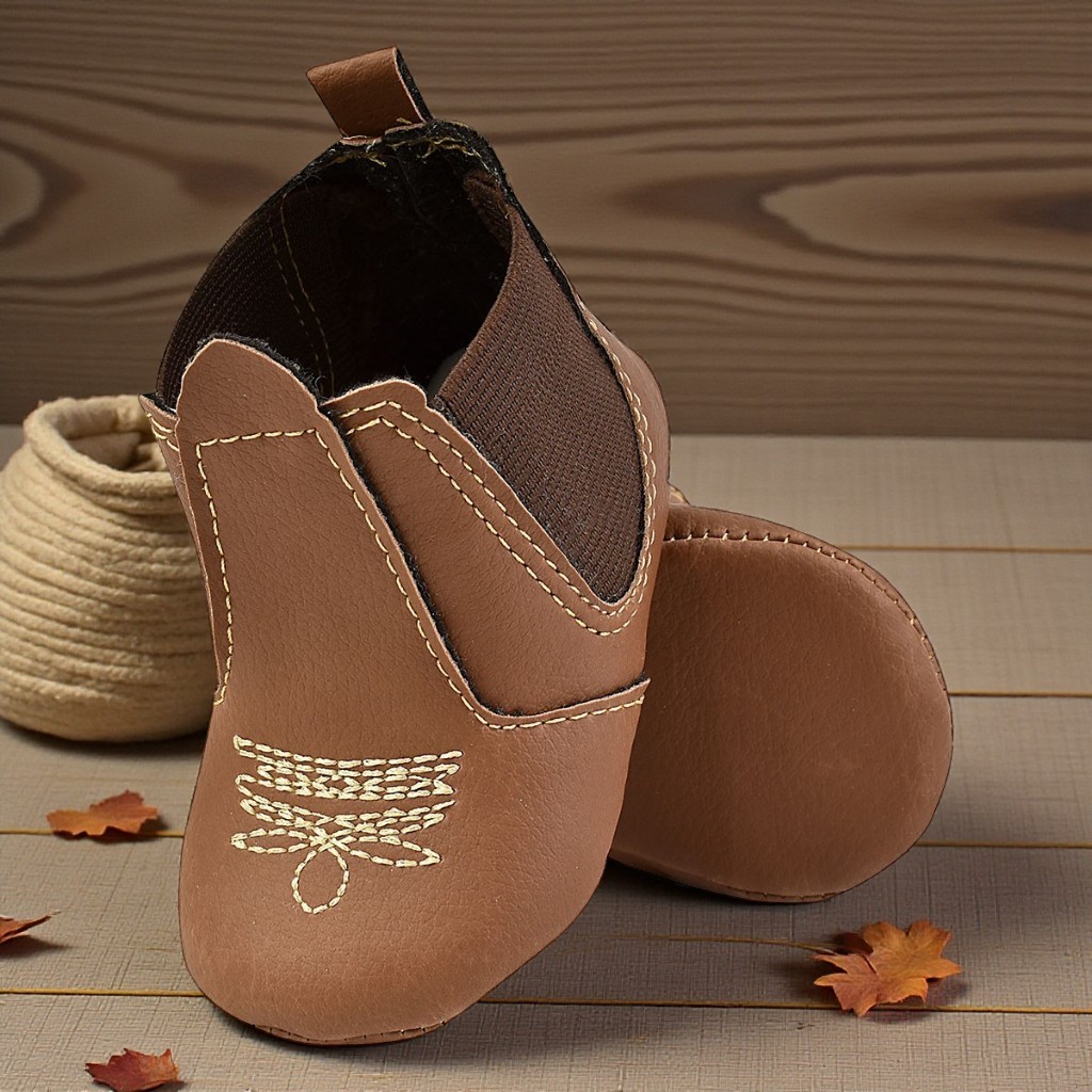 Bota Country Infantil Jequinha Bordada Confortável Lançamento Mundo Mini Baby