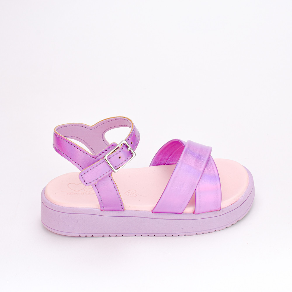 Sandália Infantil Menina Kidy Mini Flatform Casual Brinquedo Confortável Anatômica Antiderrapante