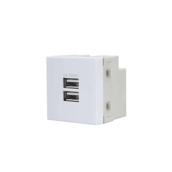 Modulo Tom Dupla Carregador Usb 2A Biv Br Infinit Margirius