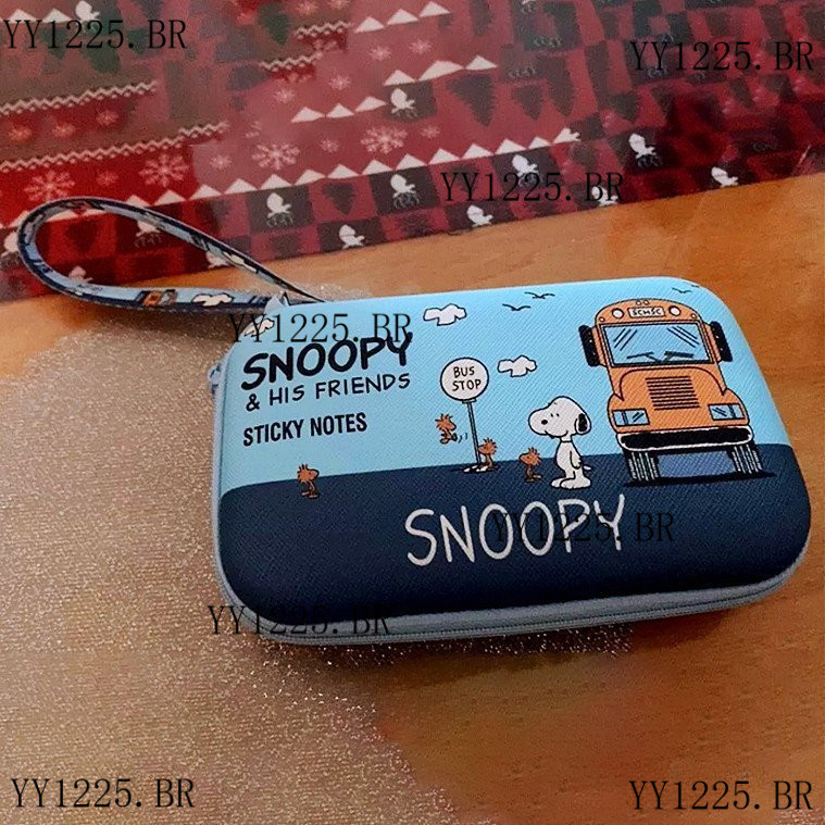 Snoopy Portátil Bolsas De Armazenamento USB Digital Power Bank Travel Acessórios Eletrônicos Bolsa Carregadora De Fones