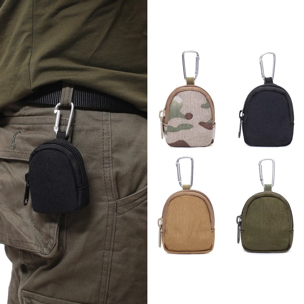 Bolsa Chave Com Fivela De Montanhismo Ao Ar Livre Adequada Para Fone De Ouvido/Estojo De Proteção De Unidade Flash USB