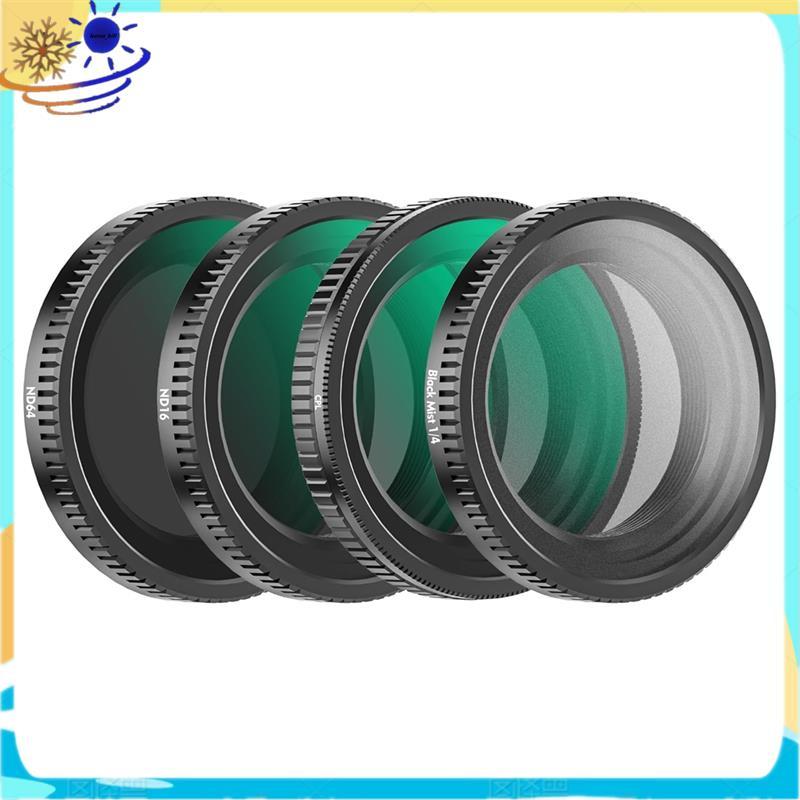 [Le's Shop] Kit De Filtro Professional Creator CPL/ND16/ND64/Névoa Preta Para NANO-4 Em 1 Controle De Brilho , Pacote De