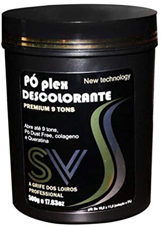 SV Professional - Pó Plex Descolorante Dust Free Premium 9 Tons 500g