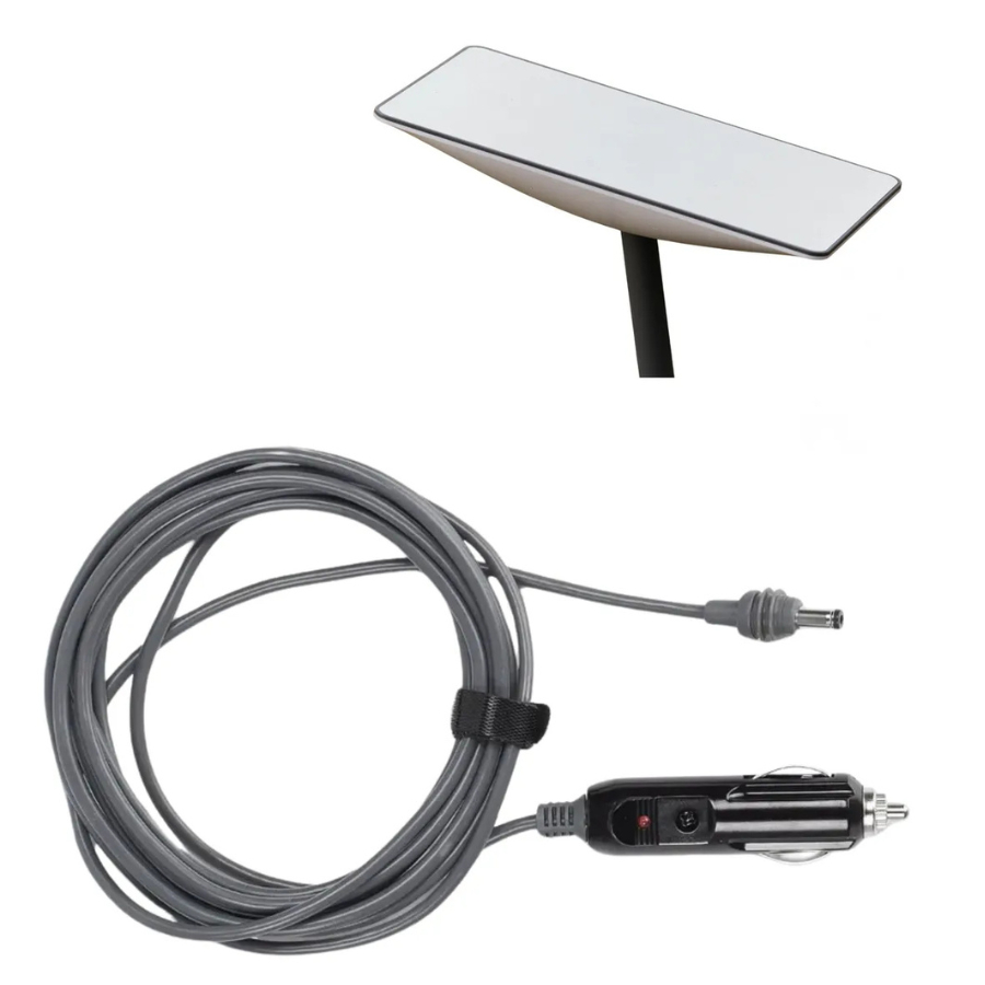 Cabo 12v/24v Carregamento Starlink Mini 2 Metros Cinzeiro