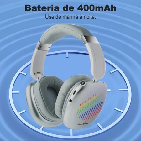 Headfone Gamer Fone de Ouvido Com Luzes Rgb Microfone