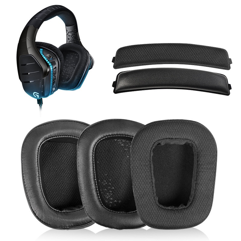 Almofada De Ouvido De Substituição Top Pad Fita De Cabeça Para Logitech G933 G935 G633 G933S Espectro Artemis RGB 7.1 Som Surround Fone Jogos