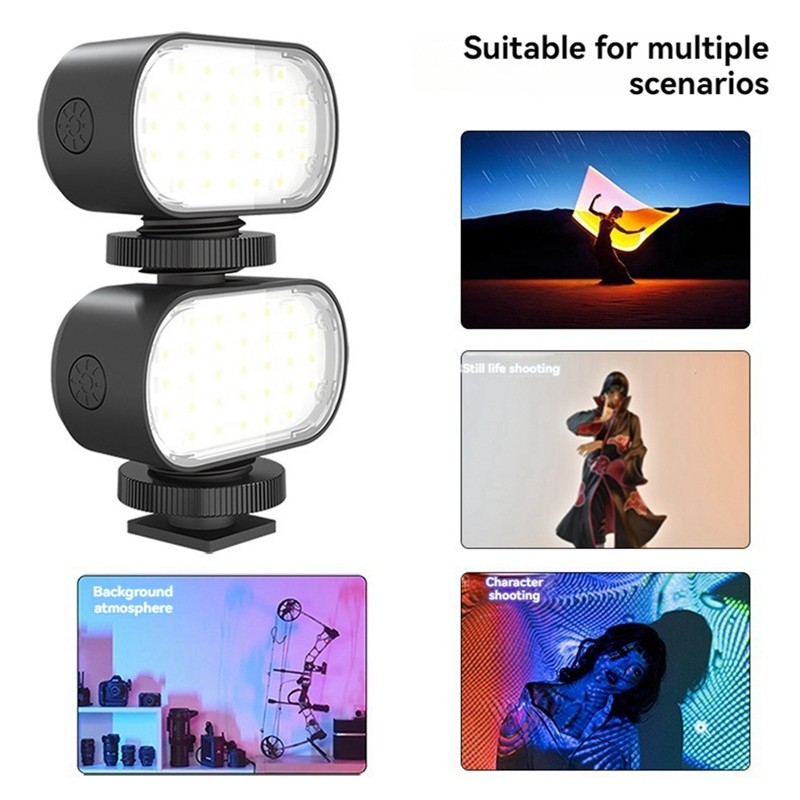 Luz De Preenchimento RGB Para Fotografia Ao Ar Livre Vlog Light Mini LED Portátil Recarregável Pequena SmartPhone Vivo
