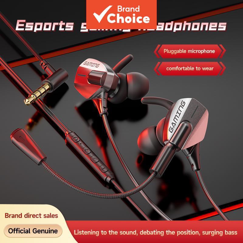 SPRISE G68 Fones De Ouvido Com Fio Para Jogos Intra-Auriculares RGB Light Microfone Removível HiFi Estéreo Smartphones P
