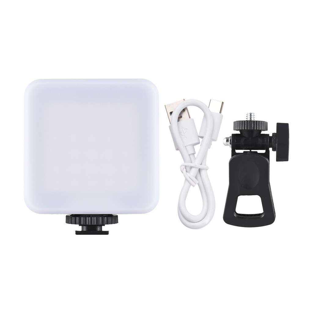 Luz De Vídeo RGB De Bolso LED Preenchimento 3200K-6500K Conferência Regulável Para Computador Tablet Smartphone Câmera D