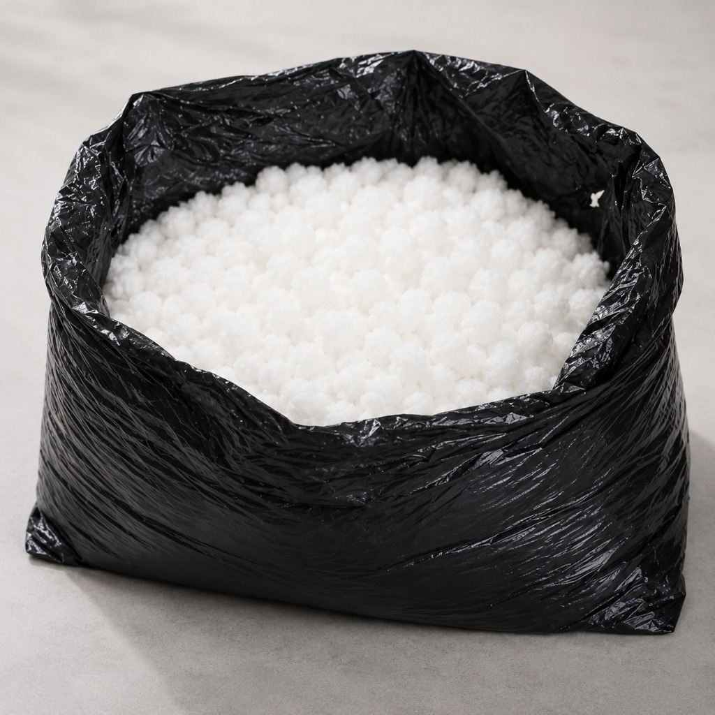 Flocos de Espuma 1KG Premium Enchimento para Almofadas Puffs Travesseiros e Artesanato
