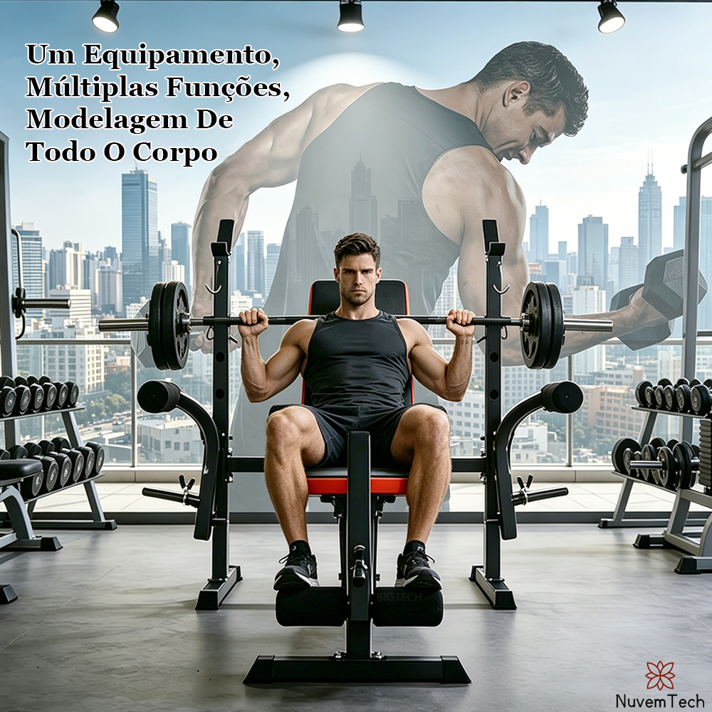 Bench Press Benches Adjustable Bodybuilding And Gym Bench Load Capacity 150kg Straight Declined Inclined 7 Degrees