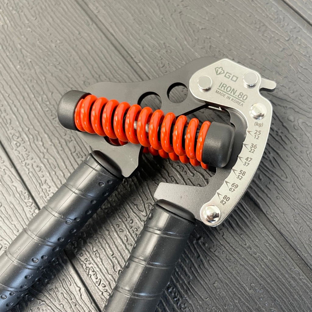 GD IRON Grip Pegador de Mão Ajustável com 12 Níveis (12–82 kg) 12-Level Adjustable Hand Grip