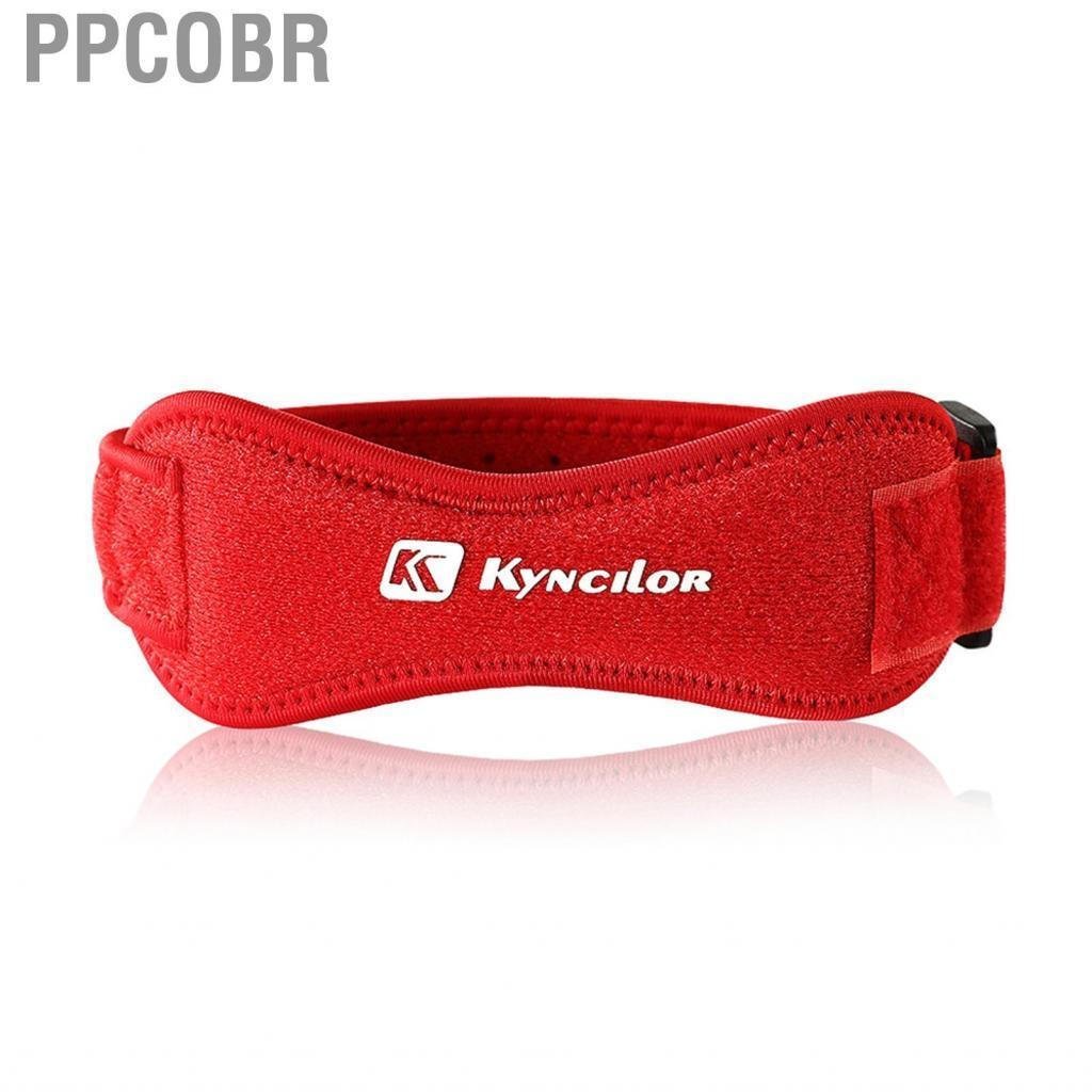 Ppcobr TwirlTide Adjustable Knee Patellar Tendon Support Strap Band Brace Pads for Outdoor Sport  Red