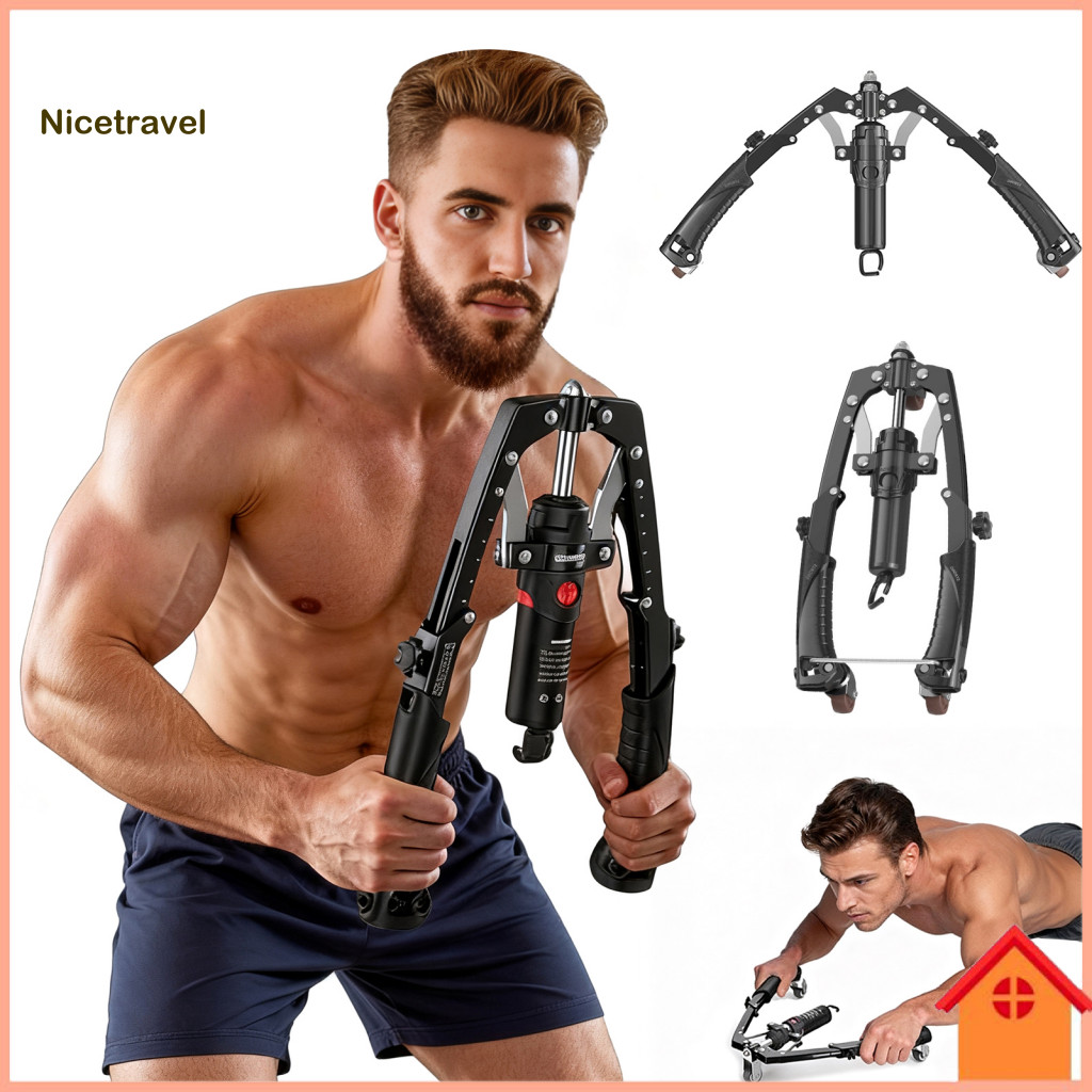 Versatile Full-body Arm Workout Tool Exerciser Twister Adjustable 22-440lbs Power Chest Expander for Home Shoulder Upper