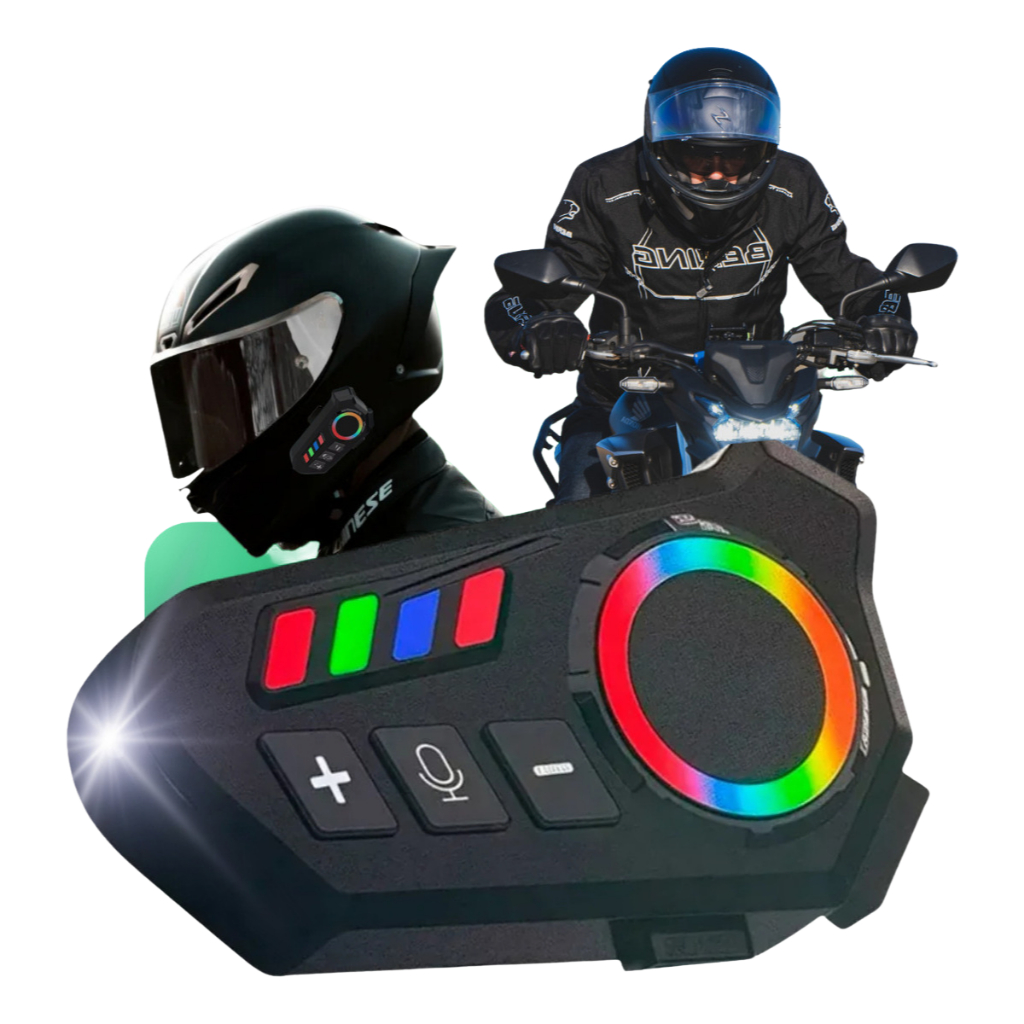 Fone De Ouvido Para Capacete Bluetooth Sem Fio Intercomunicador Moto Com Microfone Prova De Água Ka