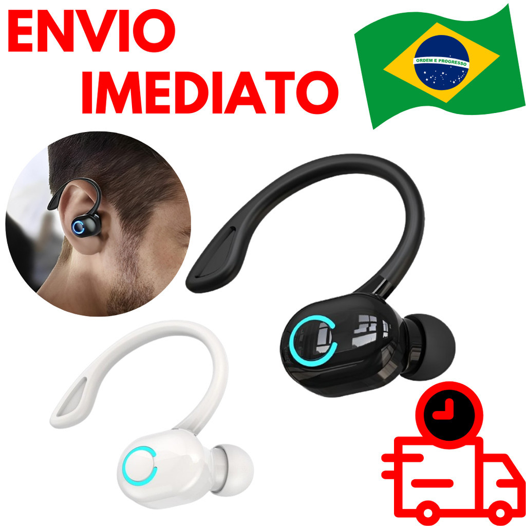 Fone de Ouvido Bluetooth Exclusivo A Prova de Água S10 Fone Sem Fio Barato Único Lado Auricular