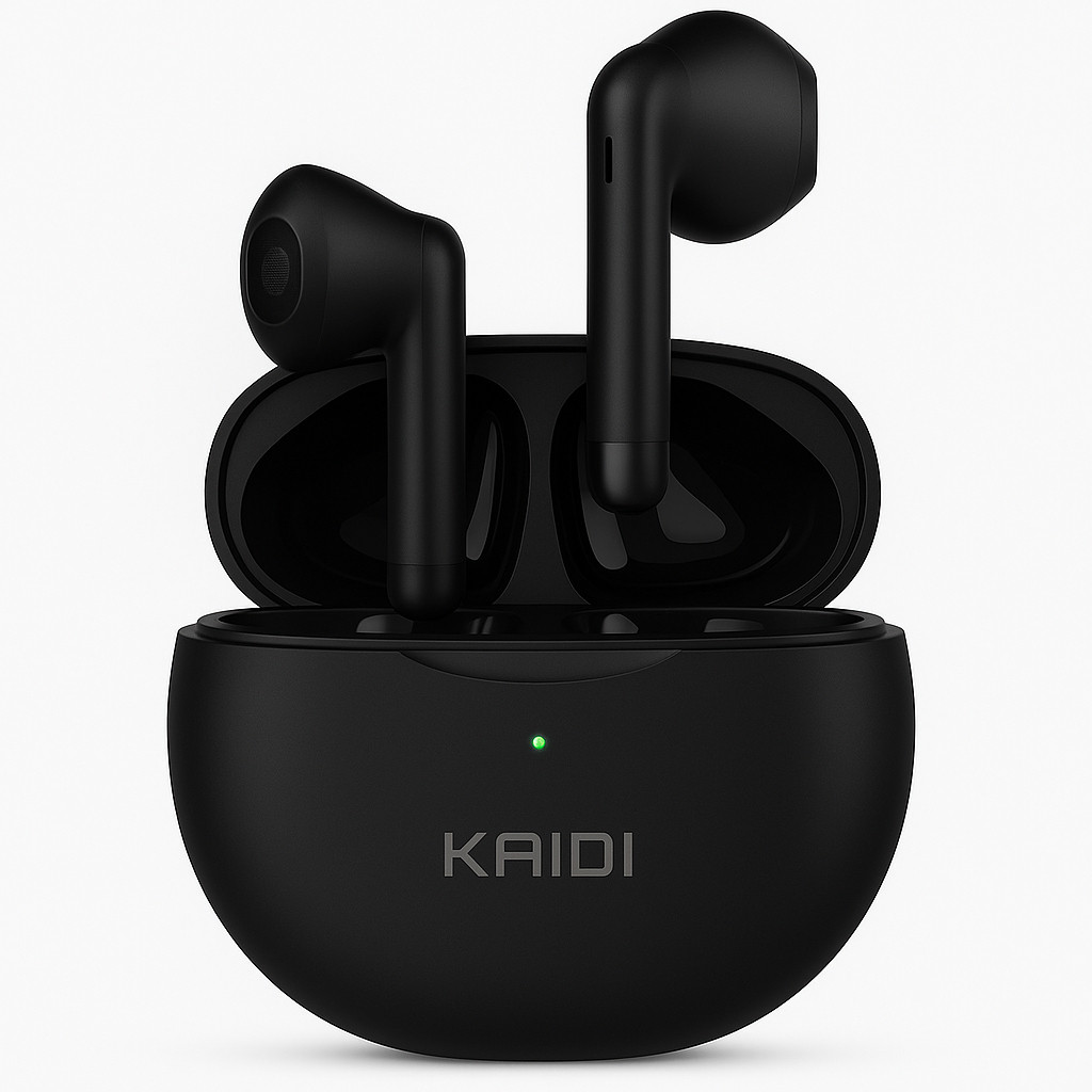 Fone de ouvido sem fio bluetooth 5.4 TWS kaidi KD-770 IPX4 prova agua