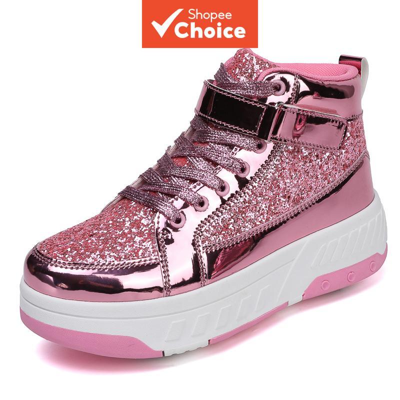 Tênis Heelys Roller Infantil Atualizado Com Rodas Removíveis , Estilo Rua , Suporte Estável