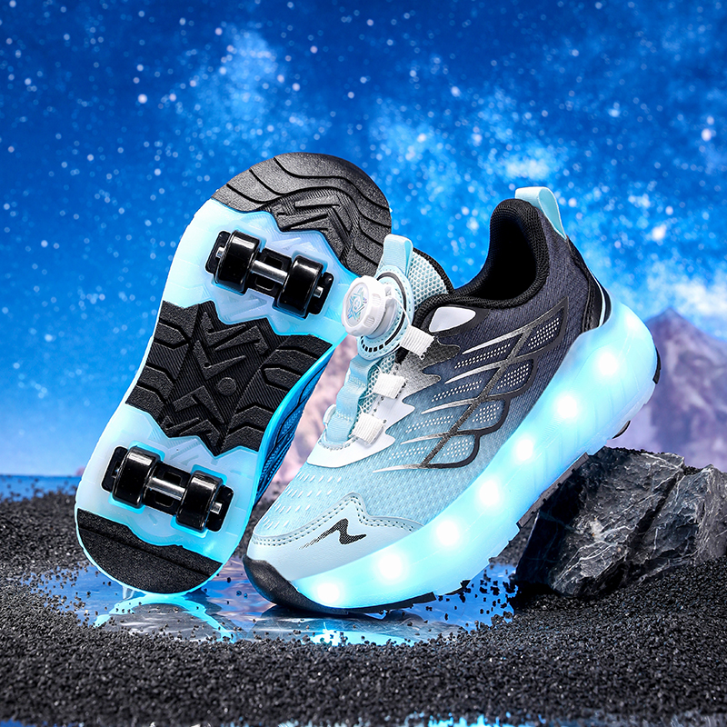 Sapatos De Rolo Heelys Para Crianças Jovens , Iluminação Led Recarregáveis Usb Da Moda Moderna , Presente