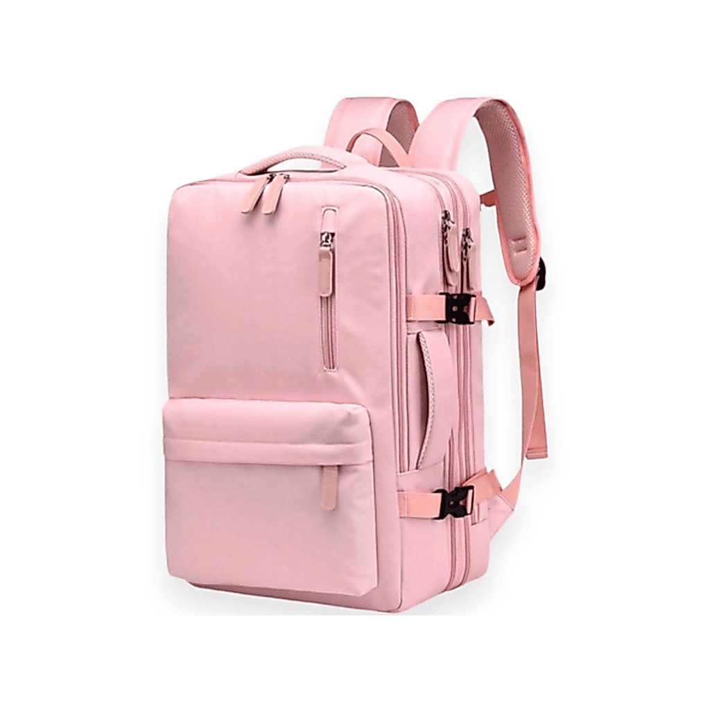 Mochila De Viagem Grande Impermeável, Compartimento Para Sapatos e Porta Usb