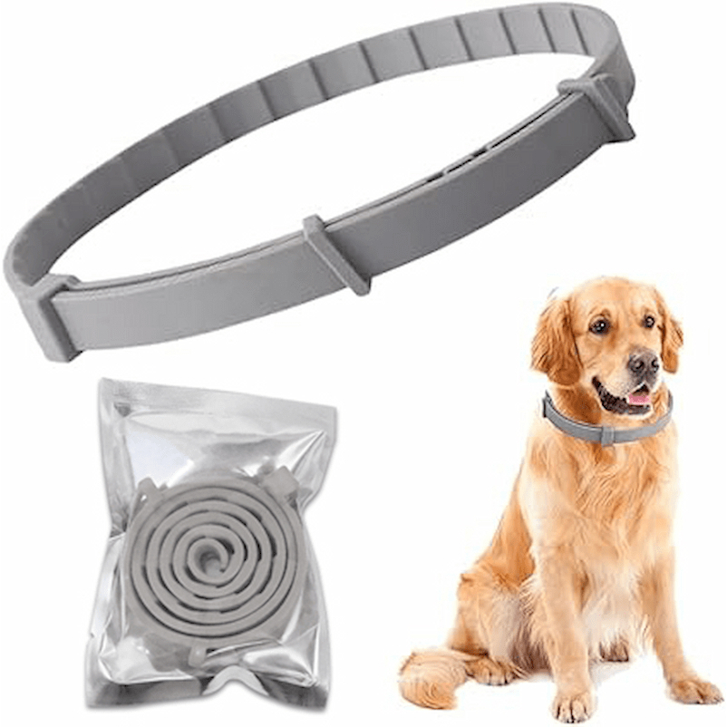 1 Pack Silicone Flea and Tick Preventive Collar for Dogs and Cats – Comfortable, Adjustable & Waterproof