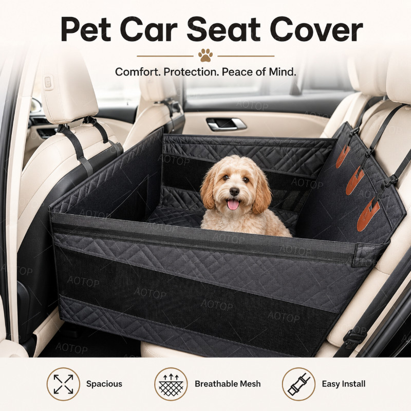 Assento Pet para Carro até 30kg Cadeira de Transporte para Cachorro e Gato