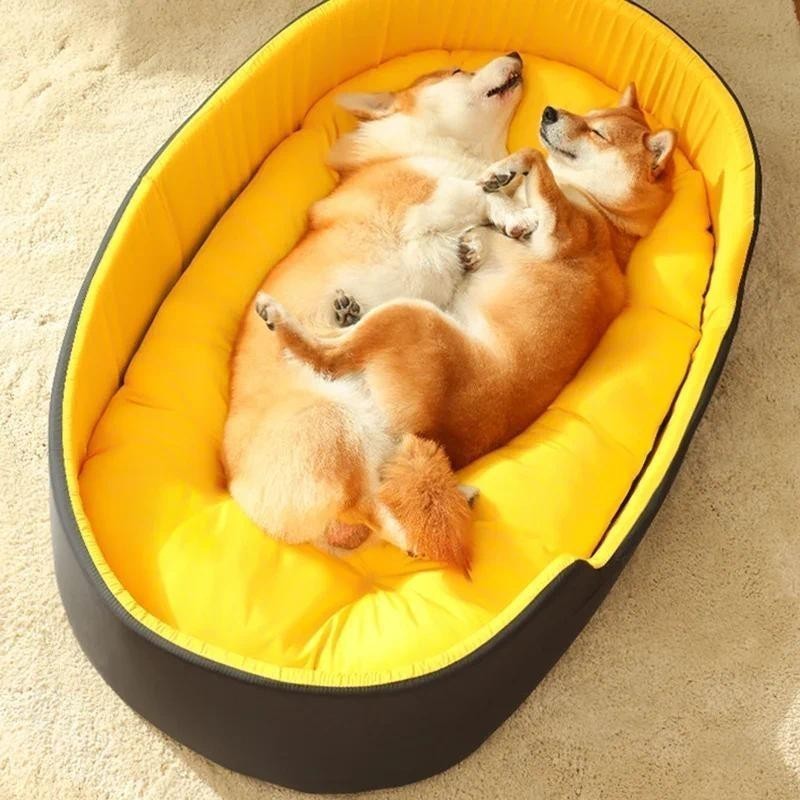 Big Bed Pet Sleeping Bes Large Dogs Accessories Pet Items Pet Medium Waterproof Cushion Mat Supplies Kennel Products Hom