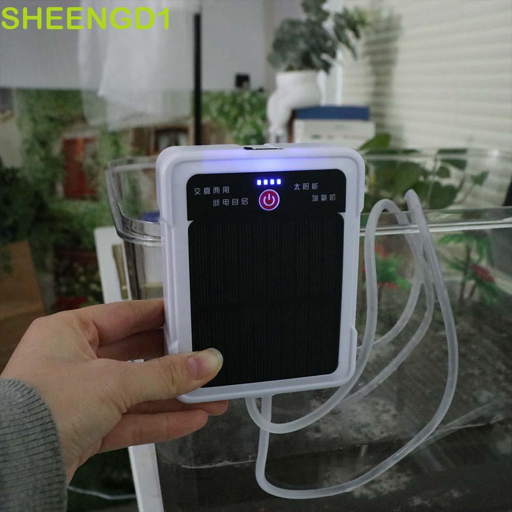 Bomba Solar De Oxigênio SHEENGD1 , Aerador Portátil Ultra Silencioso À Prova De Água , Automática Para Pesca De 2-4L/min