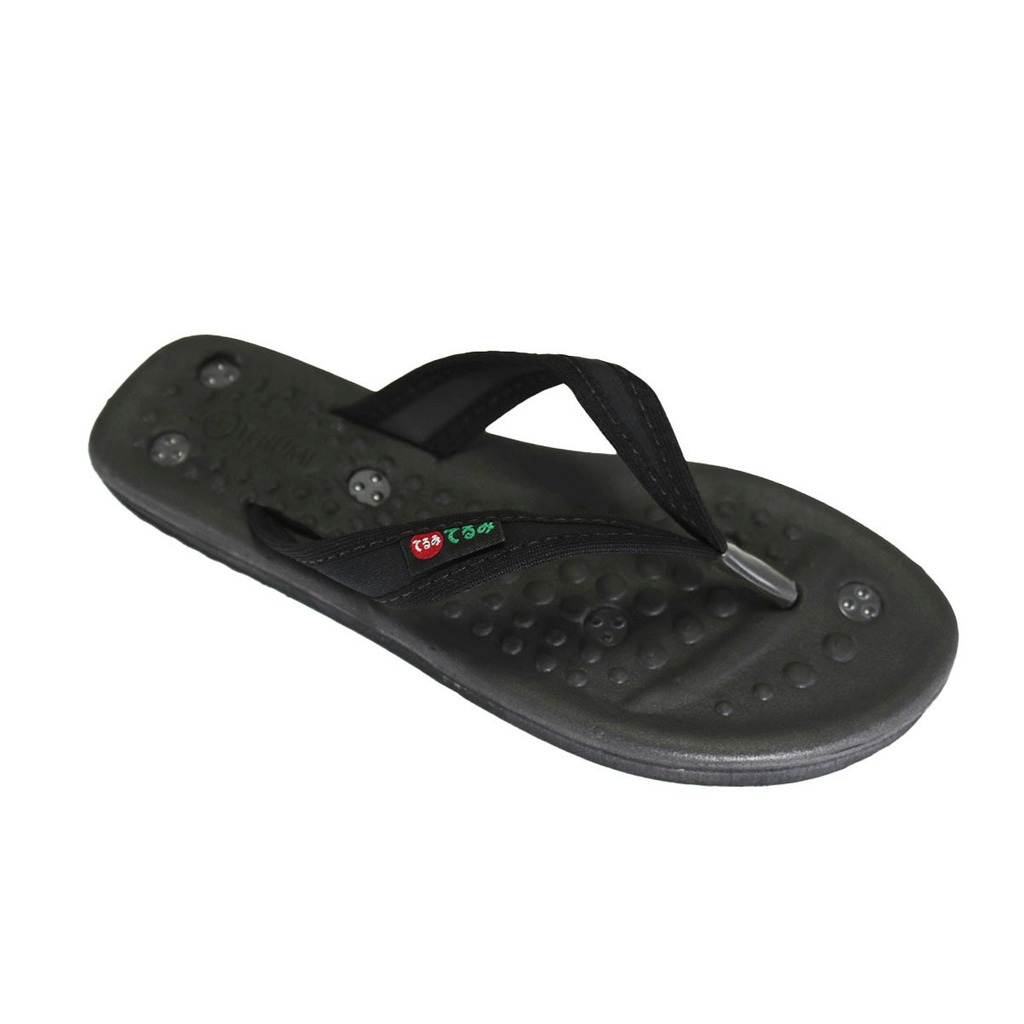Chinelo Dedo Baixo Fino Magnético Kelly Preto Par - Terumi