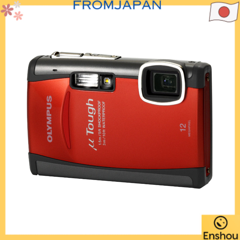 [USED][Direto do Japão][USED ITEMS]OLYMPUS Waterproof Digital Camera μ TOUGH 6010 Red μTOUGH-6010RED