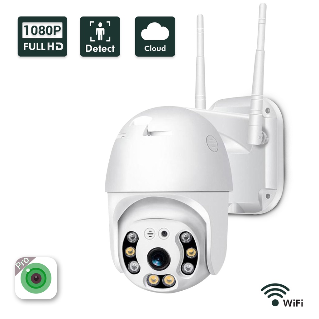 Camera Ip Wifi Rotativa Externa Dome Prova De Agua Hd Icsee