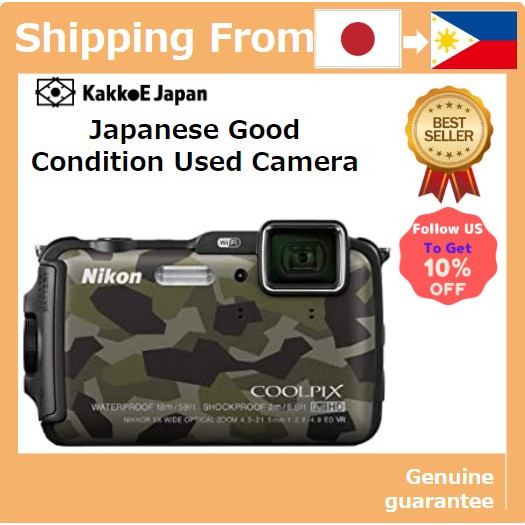 Câmera Digital Nikon AW120 Waterproof 16 milhões de pixels Frage AW120GR Usada Japonesa - Câmera subaquática compacta e resistente para fotos e vídeos de alta qualidade, ideal para aventuras, mergulho e uso externo. Excelente condição, testada e...