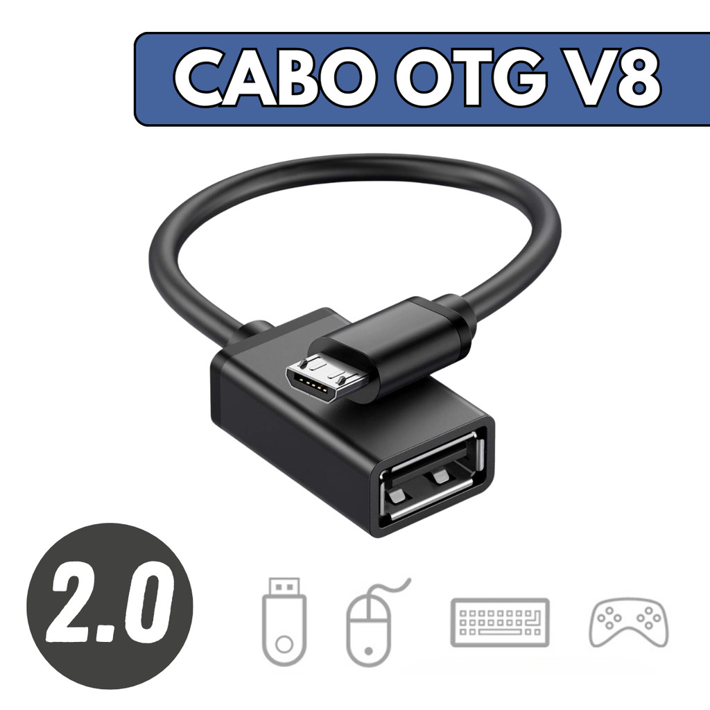 1/2/3 Cabo Adaptador Otg Micro Usb V8 X Usb Para Tablet Celular