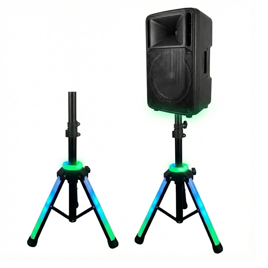 Suporte Tripé Para Caixa de Som Reforçado RGB Premium
