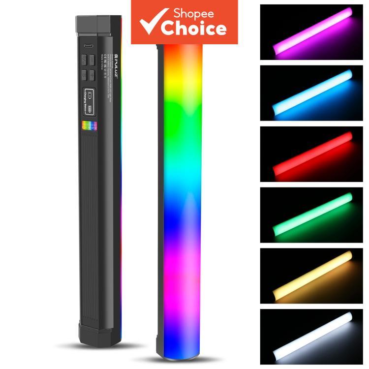 Luz LED de preenchimento para bastão de luz de viagem portátil PULUZ 30CM RGB de cor completa
